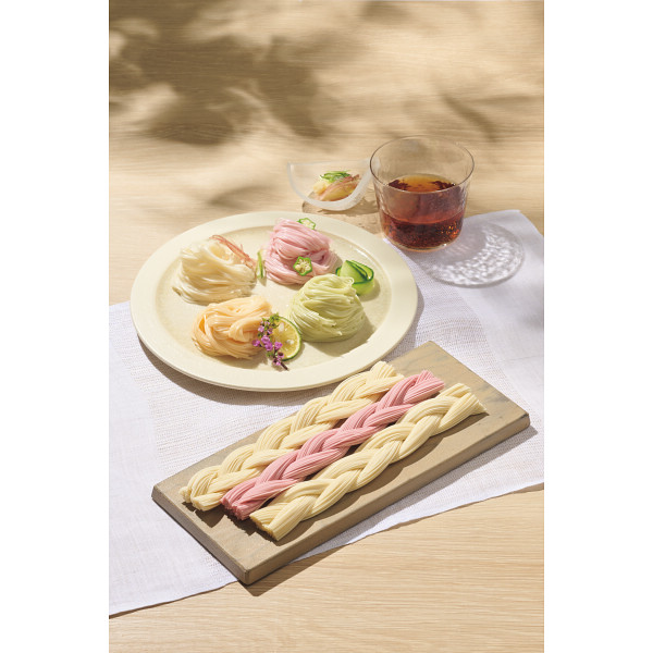 彩り三輪素麺と三輪むすび詰合せのサムネイル画像1