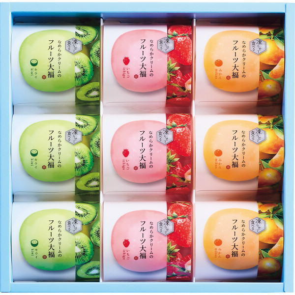 凍らせて食べるなめらかクリームのフルーツ大福