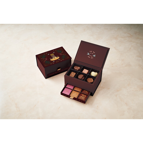 シャディ１００周年　リト＠葉っぱ切り絵／ゴディバ　グランプラス（１２粒）のサムネイル画像2