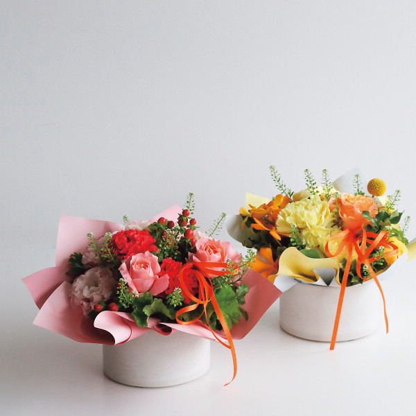 【母の日専用】アレンジメント　ライブリー（ピンク） ピンクのサムネイル画像2