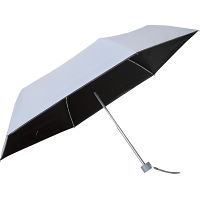 晴雨兼用無地ミニ傘 グレー 