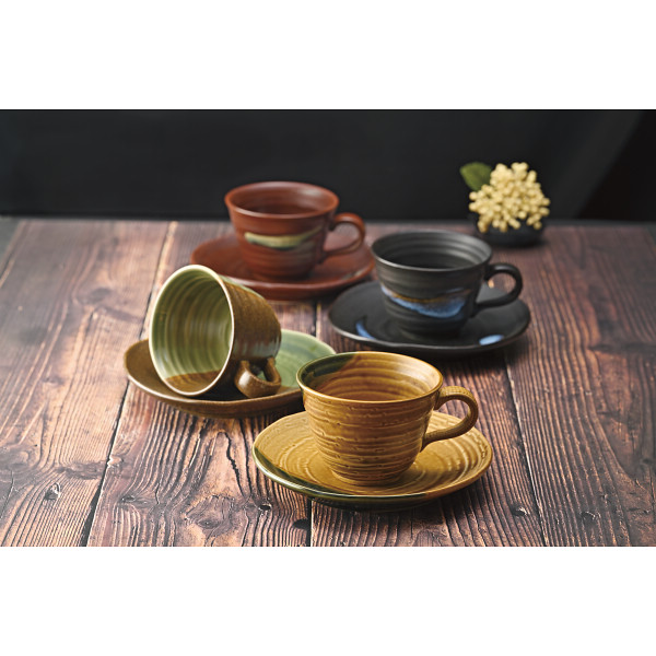 渦紋コーヒー４客セットのサムネイル画像1