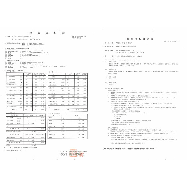 越前　あわら温泉　温泉ギフト　温泉宅配　名湯をご自宅で　（ＢＯＸ２０ｌ）　送料無のサムネイル画像1
