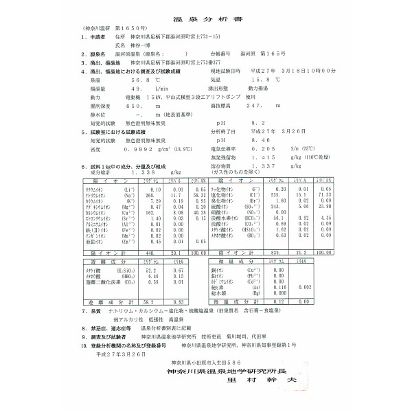 湯河原温泉　温泉ギフト　温泉宅配　名湯をご自宅で　（ＢＯＸ２０ｌ）　送料無料のサムネイル画像6