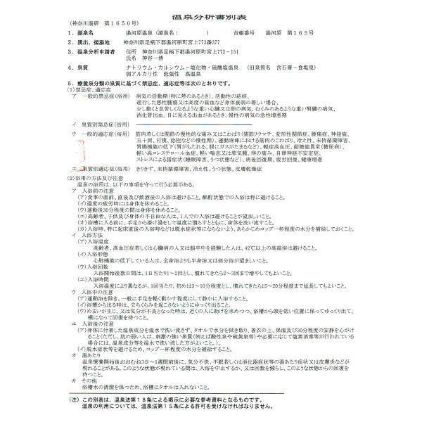 湯河原温泉　温泉ギフト　温泉宅配　名湯をご自宅で　（ＢＯＸ２０ｌ）　送料無料のサムネイル画像7