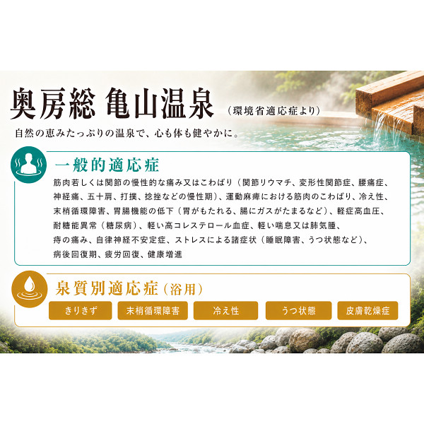 奥房総　亀山温泉　温泉ギフト　温泉宅配　名湯をご自宅で　（ＢＯＸ２０ｌ）　送料無のサムネイル画像4