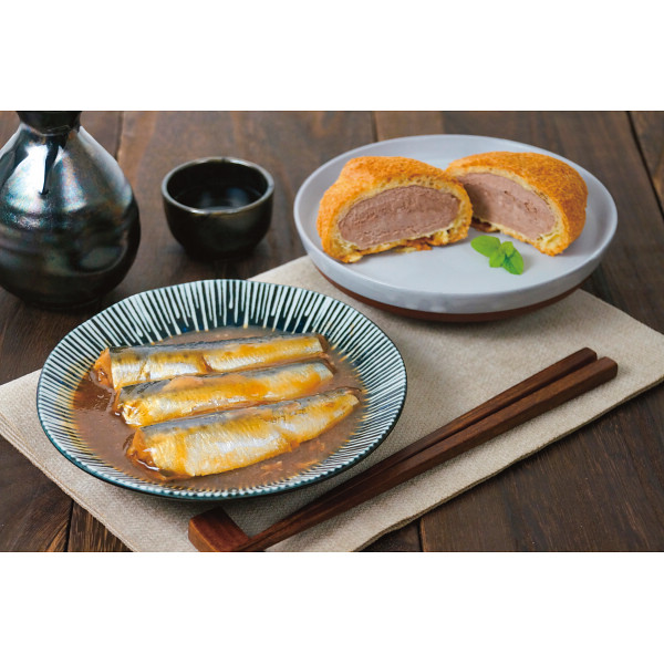 道産いわしの照り煮とチョコシューのサムネイル画像1
