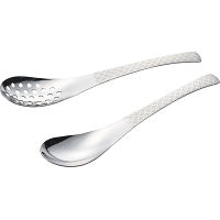 燕熟の技　和柄レンゲスプーン２本セット 七宝 