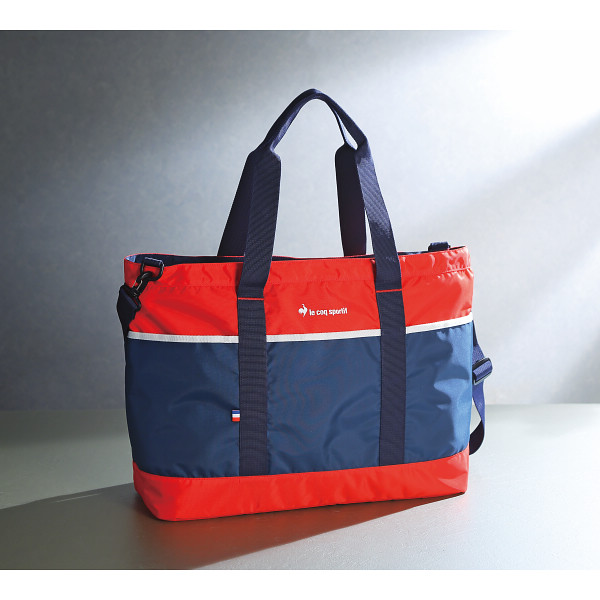 ルコックスポルティフ　２ＷＡＹトートバッグ ネイビー×レッドのサムネイル画像1