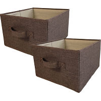 ＢＯＸ　２個組 ブラウン 