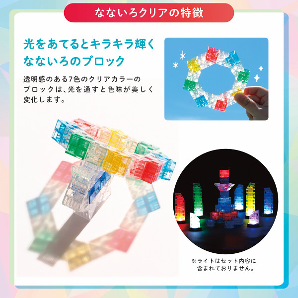アーテックブロックなないろクリアたっぷりセットのサムネイル画像1