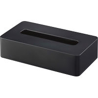 コンパクトティッシュケース ブラック 