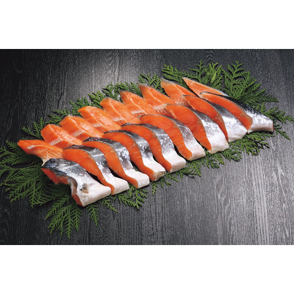三陸産　新巻銀鮭姿切身（１．２ｋｇ）のサムネイル画像2