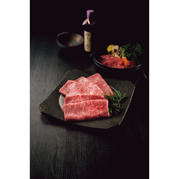 銀座吉澤　Ａ５等級松阪牛　サーロイン　すき焼き用（割下付）（５００ｇ）のサムネイル画像1